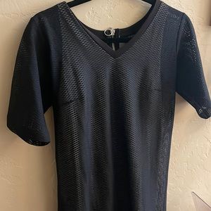 TopShop Jersey Black Dress, size US 4